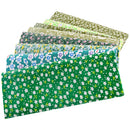 Teramila 8PCS Pack Square Multicolor Printed Cotton Fabric For Sewing Quilt Cloth Needlework Plaid Handicraft Material Patchwork