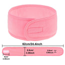 3pcs Adjustable Facial Headband with 1 Mask Brush Yoga Spa Bath Shower Makeup Wash Face Cosmetic Head Band Make Up Accessories