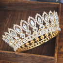 Crystal Queen Hochzeit Tiara Krone Braut Festzug Haarschmuck Barock Diadem Kopfschmuck Damen Braut Kopfschmuck Accessoires