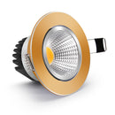 Black/White Body Recessed LED Dimmable Downlight COB 6W12W 15W LED Spot Light LED Decoration Ceiling Lamp AC110V/220V Spot lamp