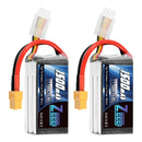 2pcs Zeee Lipo Battery 3S 1500mAh FPV Drone Battery 11.1V 120C Softcase with XT60 Plug for RC Car Graphene Racing Model Parts