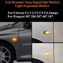 For Peugeot 206 307 407 Partner Citroen Expert Citroen Berlingo Xsara Elysee Jumpy C3 C5 LED Side Marker Light Repeater Lamp