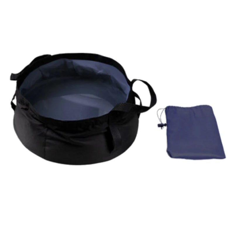 Outdoor Water Bucket Pail Water Container Foldable Water Bag 8.5L for Fishing Camping Travel Hiking Beach