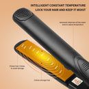 Professioneller Haarglätter Lockenwickler Titan-Keramik-Heizplatte Glätteisen Haarstyling Lockenstab Haarglättung