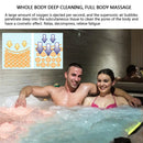 Hydrotherapy Bubble Spa Machine Bath Tub Massager Massaging Bubbles for Relaxing  Waterproof Non-slip Ionizer bubble bath mat