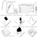 Desktop Phone Tablet Stands 130cm Tablet Holder Adjustable Mount For Tablet 4.0 To 11 inch Bed Tablet PC Stand Metal Support