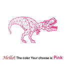 Geometrische Tyrannosaurus Wandaufkleber Dinosaurier Wandtattoos Für Babyzimmer Deko Wandkunst Schlafzimmer Geschenk Für Kinderzimmer Deko