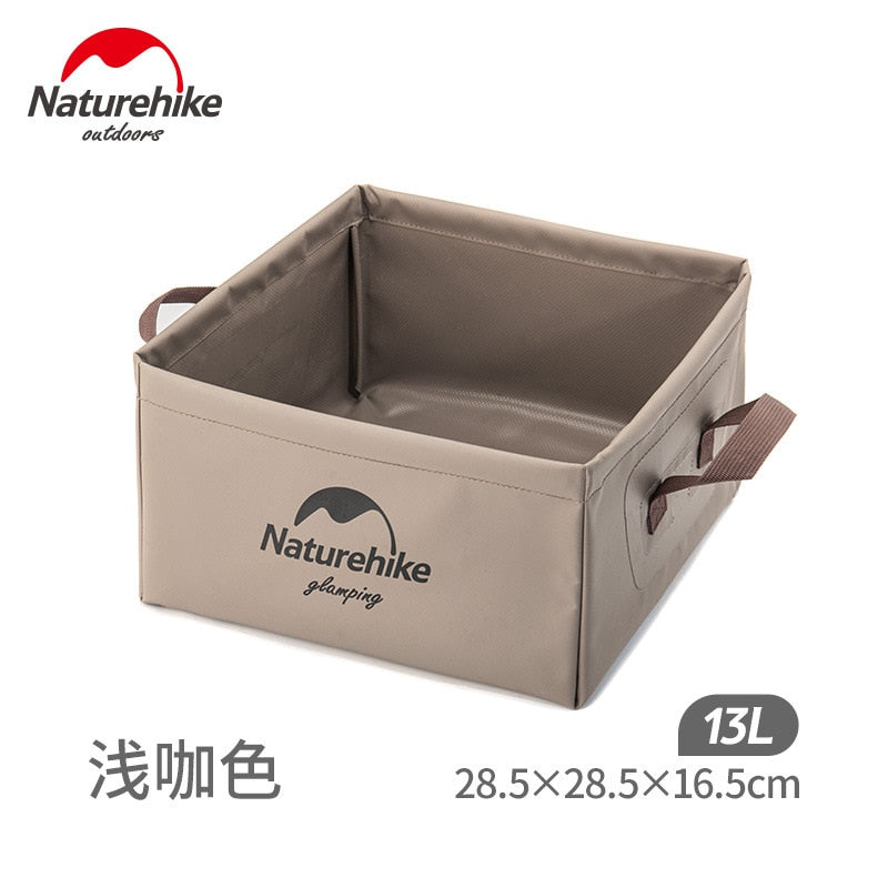 Naturehike Outdoor collapsible square bucket large capacity portable storage bucket home travel bucket