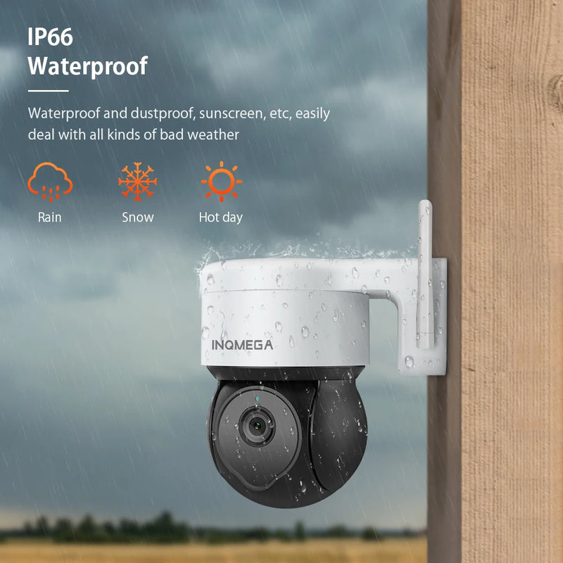 INQMEGA WIFI Smart Life Camera Outdoor Wireless Security Home CCTV Surveillance Camera 5MP Auto Tracking Night Vision