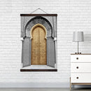 Posters and Prints Scroll Canvas Painting Wall Art Decor Print Wall Picture Frame Painting Home Decoration Islamic Oriental Door