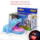 Large Crocodile Shark Dog Mouth Dentist Bite Finger Game Novelty Jokes Toys For Children Kids Family Funny Trick Play Game Gift
