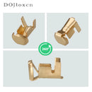 20/50/100/200 Pcs Auto Brass Tyco Wire Harness Connector Crimp Terminal Fuse Holder Button Contact DJ9007A G45