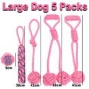 12Pcs Large Dog Toy Sets Chew Rope Toys for Dog Chewing Toys for Dog Outdoor Teeth Clean Toy for Big Dogs Juguete para Perros