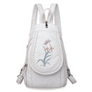 Hochwertiger Rucksack für Damen 2020 Neuer weißer Lederrucksack Schultasche für Teenager-Mädchen Weiblicher Reiserucksack Mochila