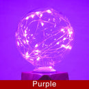 LED Edison String Light Bulb E27 110V 220V G95 Colorful RGB Lighting Copper Wire Bulb Home Decor Holiday Night Light Lamp