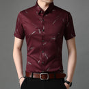2022 Kurzarm Herren Gesellschaftshemd Sommer Streetwear Casual Taschen Weizen Hemden Herren Slim Regular Fit Kleidung Mode 251