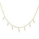 ANDYWEN 925 Sterling Silver Gold Lighting Zircon Charm Choker Women Luxury Chain Necklace 2020 Fine Jewelry Rock Punk Party Jewe