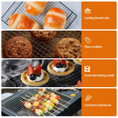 FAISDU 1pcs Single Layer Stainless Steel BBQ Bread Cake Cooling Rack Drip Dry Rack Cooling Grid Baking Pan Household Baking Tool