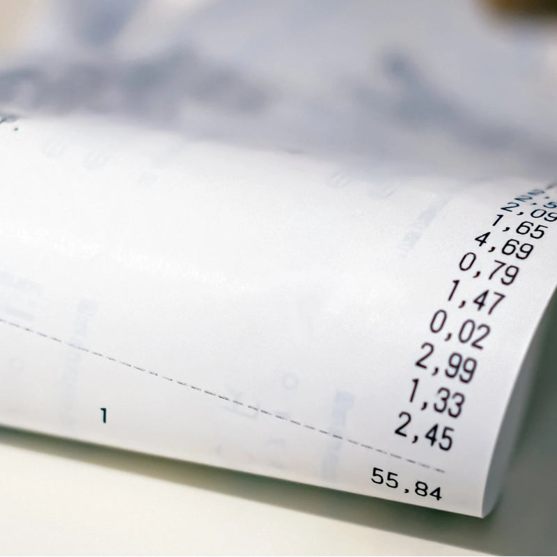 PeriPage 107mm/77mm/56mm Thermal Paper Roll BPA-Free Non-adhesive Receipt Printing Paper Waterproof Oil-proof Friction-proof