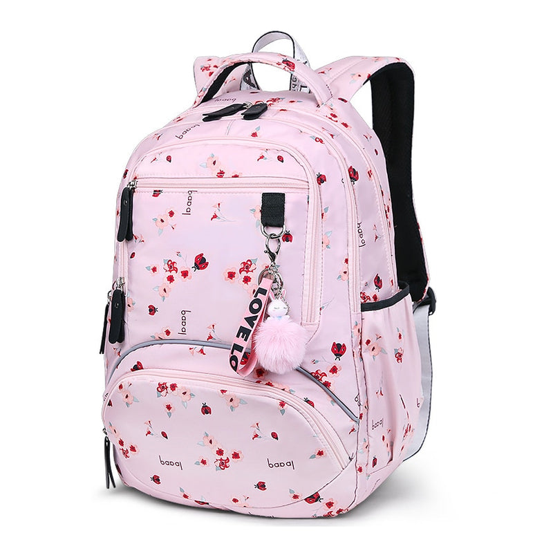 Fengdong kids school backpack child bag waterproof nylon printing backpack for children school bags for teenage girls schoolbag