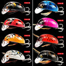 38mm/4.1g Fishing Tackle Cicada Bait Fishing Lure Insect Bug Lure Sea Beetle Crank Floating Wobbler For Bass Carp Fishing Tackle