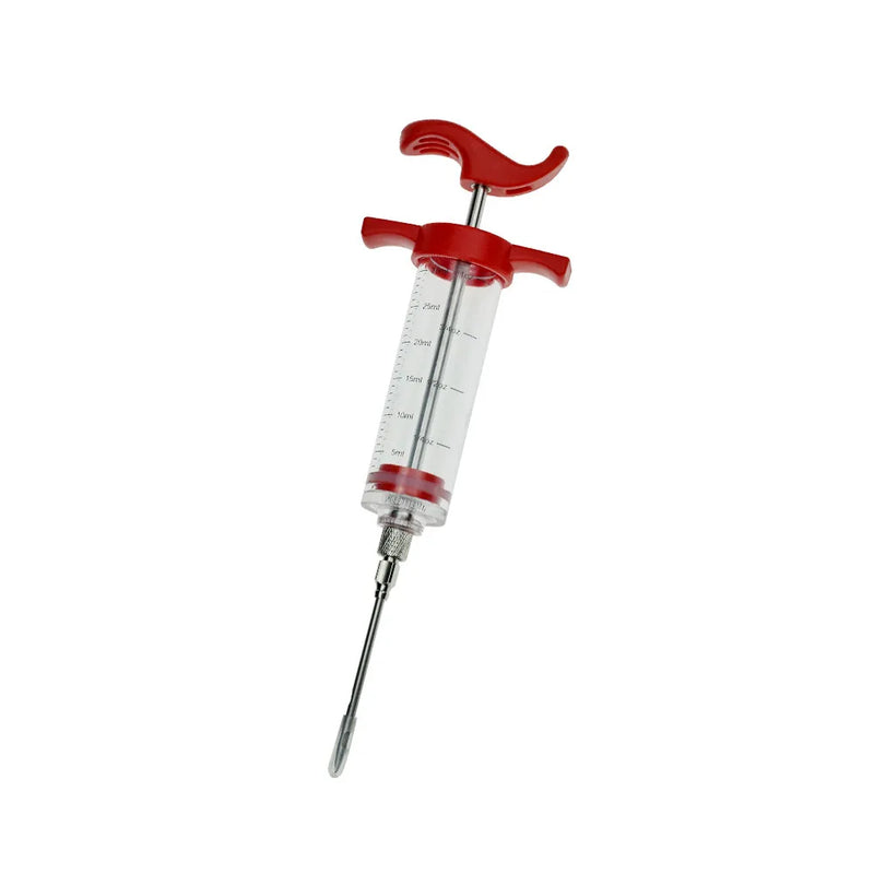 Hot Selling BBQ Meat Syringe Marinade Injector Turkey Chicken Flavor Syringe Kitchen Cooking Syinge Accessories