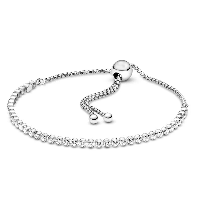 BAOPON New Arrival Silver Color Stainless Steel Mesh Bracelets With Charm Bracelets Bangles For Women Lover DIY Christmas Gift