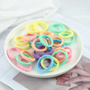 30/50Pcs/Set Women Basic Elastic Hair Bands Scrunchie Ponytail Holder Headband Colorful Rubber Bands Fashion Hair Accessories