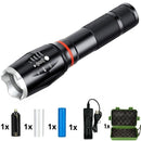 LED 8000 Lumen T6 Handheld Taktische Taschenlampe COB Laterne Magnetisch 6 Modi Wasserbeständig für Teleskop-Fokus Arbeitslicht