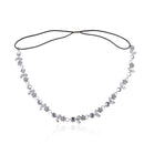 New arrivals 1 pcs  Chic Women Lady Elastic Fashion Metal Rhinestone Head Chain Jewelry Headband Hairband Hair Band Accessories
