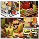 DIY Wooden House Japan Style Miniature Doll House Kits Mini Dollhouse  with Furniture Precised Design Dollhouse For Decoration T