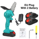 88VF 3000W 4-Zoll-Mini-Elektrosäge Kettensäge Garten Baumholz-Säge Holzbearbeitungswerkzeuge Holzschneider für Makita 18V Akku