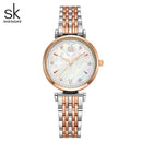 Shengke Brand Luxury Bracelet Women Watch Rosegold Wristwatch for Women Japanese Quartz Original Design Watch Relogio Feminino