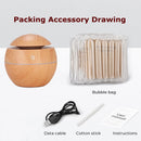 Mini Air Humidifier Ultrasonic USB Aroma Diffuser Wood Grain LED Night Light Electric Essential Oil Diffuser Aromatherapy Home