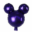 10pcs 40X40CM Mickey Minnie Mouse Head Aluminum Foil Balloon Baby Shower Birthday Party Decoration Kids Toys Supplies Air Globos