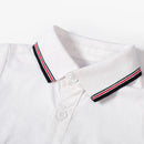 Newborn Boy Summer Baby Clothes Cotton Kids Birthday Dress White Infant Outfit Hat + Romper + Overall + Shoes + Socks 5 PCS 18M