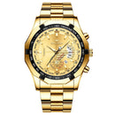 2023 Top Brand Luxury Watch Fashion Casual Military Quartz Sports Wristwatch Full Steel Waterproof Men's Clock Relogio Masculino