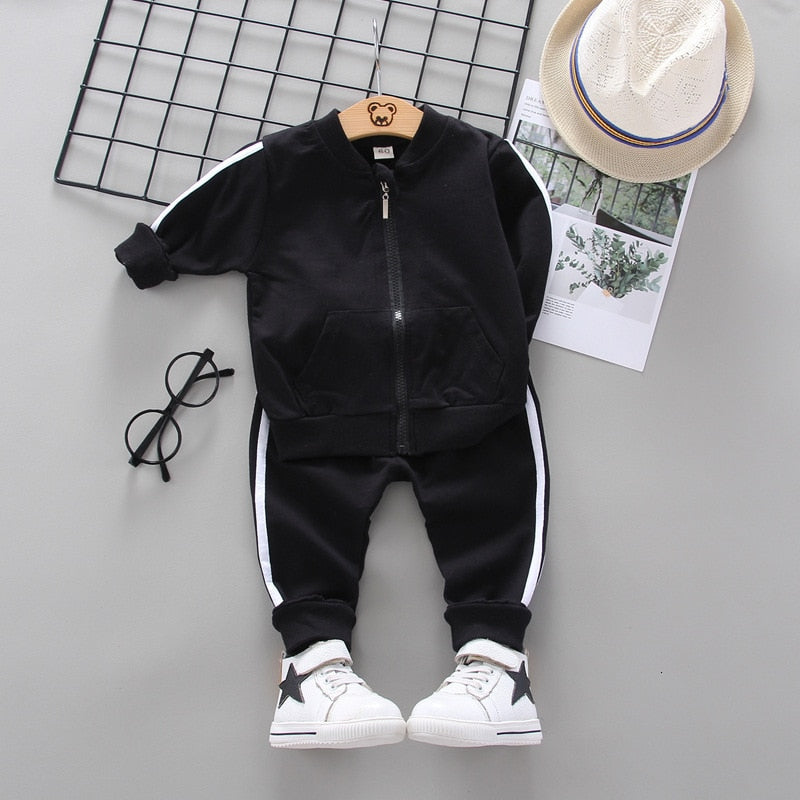 Fashion Spring Autumn Baby Girl Clothes Set Children Boys Cartoon T-Shirt Pants 2Pcs/sets Toddler Casual Costume Kids Tracksuits