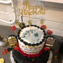 Poker Theme Cake Toppers Casino Birthday Cupcake Topper Gambling Scene Playing Card Picks Adults Kids Birthday Party Supplies