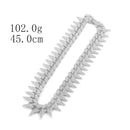 Luxury Iced Out Paved Rhinestones Full Miami Curb Cuban Chain CZ Bling Rapper Necklaces For Men Charm Jewelry Cool Gifts