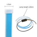 FORAUTO 1.2m 12V Car Rear Trunk Tail Light Dynamic Streamer Reverse Warning Light Brake Turn Signal Lamp Car LED Strip