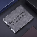 Picture Wallet Custom Engraving Wallet Frosted Retro Multifunction Wallets Multi Card Holder Leisure Coin Bag Father's Day Gift