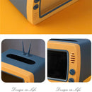 Nordic creative cute multifunctional tissue storage box imitation TV tissue box living room coffee table restaurant pumping box