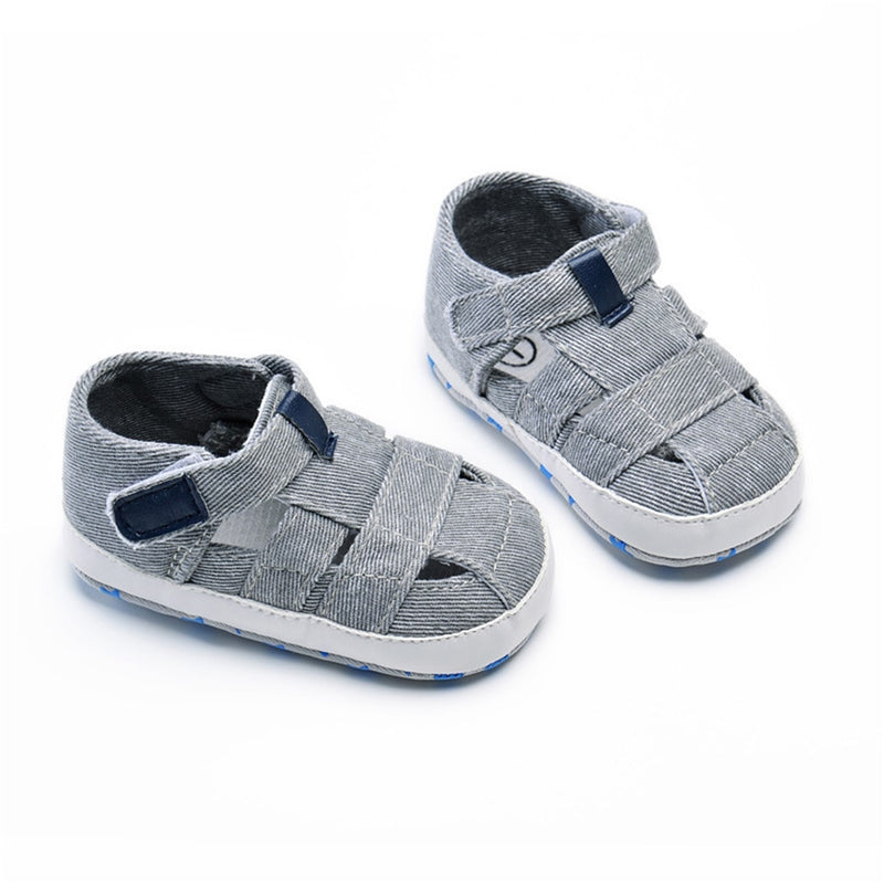 Baby Canvas Sandal For Baby Boys Girls Spring Summer Soft Bottom Anti-Slip Pre-Walker 2021 New First Walker Infant Toddler