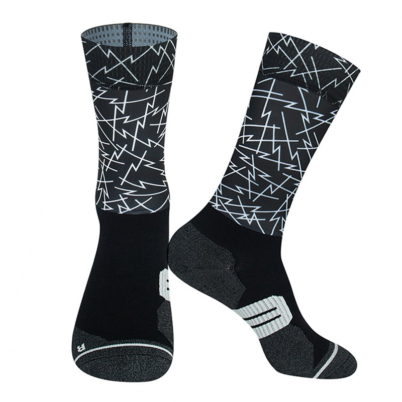 Anti Slip Professional Bike Socks Bicycle Compression Sport Sock Men And Women Street Sports Socks Racing Cycling Socks