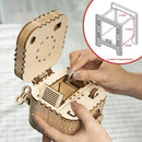 Robotime 123pcs Creative DIY 3D Treasure Box Wooden Puzzle Game Assembly Toy Gift for Children Teens Adult Building Block LK502