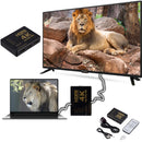 4K 2K 5x1 HDMI Cable Splitter HD 1080P Video Switcher Adapter 5 Input 1 Output Port HDMI Hub for Xbox PS4 DVD HDTV PC Laptop TV