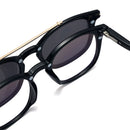 Kanspace Sunglasses Women Men Myopia Optical Vintage Square Glasses Frames Magnetic Clip on Polarized Eyeglasses 95308