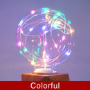 LED Edison String Light Bulb E27 110V 220V G95 Colorful RGB Lighting Copper Wire Bulb Home Decor Holiday Night Light Lamp