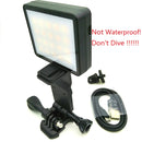 Waterproof LED Underwater Light Diving Lamp +Battery For GoPro Hero 9 8 7 5 Session4 Xiaomi Yi Mijia 4K SJCAM SJ89 EKEN H9 Power